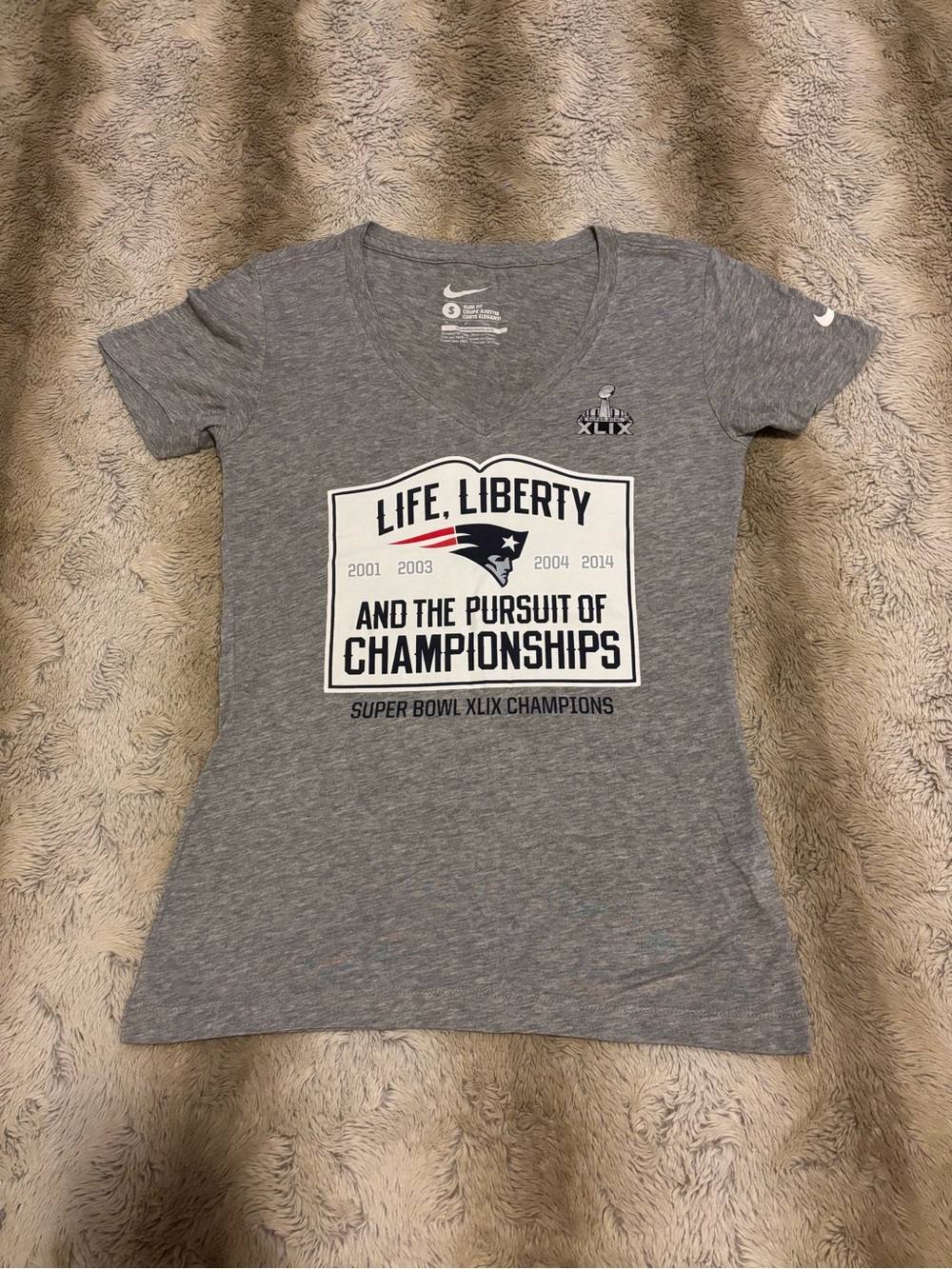 New England Patriots Super Bowl Nike T-Shirt